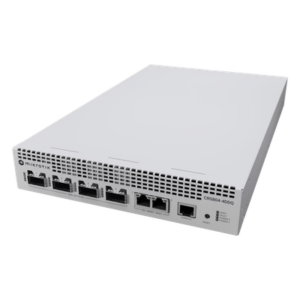 MIKROTIK CRS804-4DDQ-HRM – Switch 400 Gigabit / 4 Puertos QSFP-DD / 400G/200G/100G/50G/40G / 2 Puertos 1G/10G / Fuentes Hot-Swap / 1U Compacto