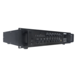 HIKVISION DS-QAE0A120G1-VB6/110 – Amplificador de Audio / 120 W / 6 Zonas con Volumen Independiente / Bluetooth / USB 2.0 / SD / 70V/100V / Montaje en Rack
