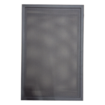 NOTIFIER EQDR-C4 – Puerta Ventilada para Gabinete / Acero Calibre 16 / 3 Niveles / Bisagra Reversible 180° / Cerradura con Llave / UL/ULC S635