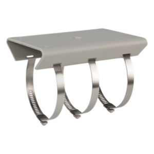 HIKVISION DS-1275ZJ/HWB – Montaje para Poste Vertical / Acero Galvanizado SUS304 / Ø 67-127 mm / 250 x 127 x 46 mm / 1.6 kg / Color Blanco / 9.8 x 5 x 1.8 in