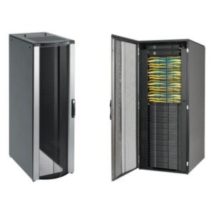 HOFFMAN PNC20812B – Gabinete Rack / 42 UR / 2000x800x1200 mm / 2500 lb / Acero / Puertas Perforadas / Gestión de Cables