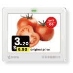 ZKONG ZKC42B – Etiqueta Electrónica de Estante ESL / Pantalla EPD 4.2 Pulgadas / 400x300 Píxeles / 4 Colores / BLE 5.1 AES-128 / Autonomía 5 Años / NFC Opcional