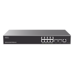 GRANDSTREAM GWN7811 – Switch Capa 3 Administrable / 8 Puertos Gigabit / 2 Puertos SFP+ 10G / 56 Gbps Capacidad de Conmutación / Administración Cloud