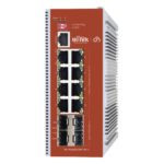 WI-TEK WI-PCMS312GF-BT-I – Switch PoE Industrial L2+ / 8 Puertos 100/1000 Mbps / 4 SFP Gigabit / 460 W / Cloud-Web-CLI / ERPS / -40 a 75 °C