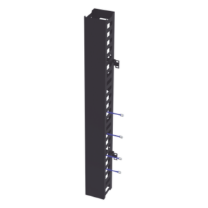 LINKEDPRO BY EPCOM LPCV-24S-DR – Organizador Vertical de Cables / 24U / Para Rack Abierto / Compatible con EIQR3224 y EIRL5524DR / Incluye Brackets de Montaje