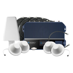 WILSONPRO / WEBOOST 460-152 – Amplificador Celular Enterprise / Montaje en Pared / 4800 m² (51667 ft²) / 3 Antenas Exteriores / Control Remoto LTE