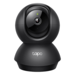 TP-LINK TAPO-C201 – Cámara PTZ IP / 1080p Full HD / Wi-Fi / Visión Nocturna IR 12 m (39.4 ft) / Audio Bidireccional / Seguimiento Automático / microSD 512 GB