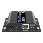 EPCOM TITANIUM TT-483RX – Receptor Extensor HDMI sobre IP / 4K@60Hz / Alcance 120 m (393.7 ft) / HDMI 2.0 / HDCP 2.2 / 18 Gbps / IR Bidireccional / Matriz 256x256