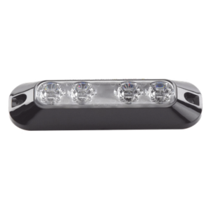 ECCO ED3704A – Luz Perimetral / 4 LEDs Ultra Brillantes / Ámbar / 12-24 VCC / 4.7 pulgadas (0.39 pies)