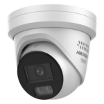 HIKVISION DS-2CD2387G3-LIS2UY/SRB – Turret IP / 8 MP / Lente 2.8 mm / 30 m IR + 98 ft Luz Blanca / Audio 2 Vías / IP67 NEMA 4X / WDR 130 dB / AcuSense 3.0