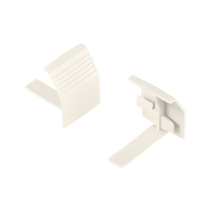 PANDUIT T70BCWH-X – Unión Recta de Base para Canaleta / PVC Rígido / UL94V-0 / Radio de Curvatura 1 in / TIA/EIA / Blanco