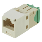 PANDUIT CJT688TGWH – Conector Jack RJ45 / Categoría 6 / 8P8C / 28-30 AWG / Terminación sin Impacto / Color Blanco