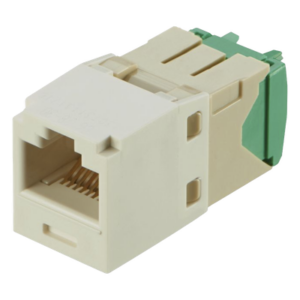 PANDUIT CJT688TGWH – Conector Jack RJ45 / Categoría 6 / 8P8C / 28-30 AWG / Terminación sin Impacto / Color Blanco