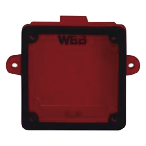 SYSTEM SENSOR WBB – Caja de Montaje Resistente a la Intemperie / Acero Inoxidable / Protección Exterior / Anti-corrosión / Compatible con Campanas