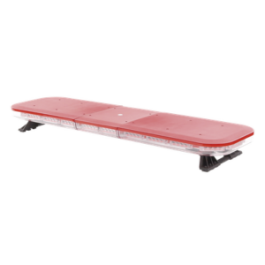 EPCOM INDUSTRIAL SIGNALING X67RV2 – Barra de Luces LED / 47" (118 cm) / 88 LEDs Hyperlux / Color Rojo / 45 Patrones de Destello / Bajo Perfil / Vehículos de Emergencia