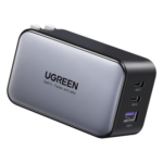 UGREEN 10334 – Cargador de Pared / 65 W / 3 Puertos / 2 USB-C + 1 USB-A / GaN II / PD 3.0 / QC 4.0+ / Enchufe Plegable