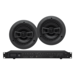 EPCOM PROAUDIO EP2060W/2CS – Amplificador de Audio / 2 x 60W / 4-8Ω / Bluetooth USB SD FM / 3 Mic 1/4" / Efectos Delay Echo Repeat / 2 Bocinas SP6 2 Vías