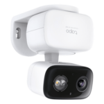 TP-LINK TAPO-C216 – Cámara IP PTZ Wi-Fi / 3 Megapixel 2K (2304x1296) / Visión Nocturna Color con Spotlights / Detección AI con Seguimiento Automático / IP65 / Audio Bidireccional con Sirena 99 dB / Almacenamiento Local hasta 512 GB