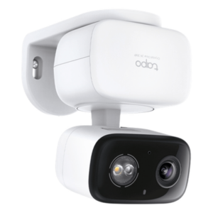 TP-LINK TAPO-C216 – Cámara IP PTZ Wi-Fi / 3 Megapixel 2K (2304x1296) / Visión Nocturna Color con Spotlights / Detección AI con Seguimiento Automático / IP65 / Audio Bidireccional con Sirena 99 dB / Almacenamiento Local hasta 512 GB