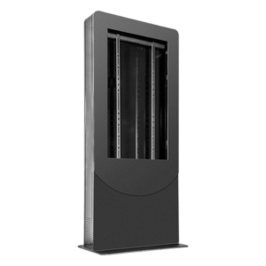 PEERLESS KIPC2565 – Kiosco Vertical Interior / Pantallas 65" / Profundidad 4" / Base Acero 3/8" / 6 Salidas Supresor UL/cUL / Ventilación Termostática / Puertas Doble Nivel