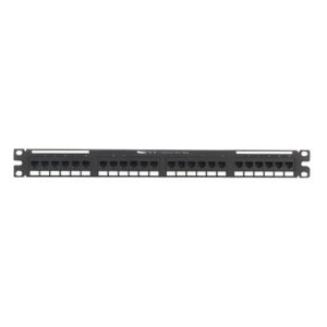 PANDUIT NK5EPPG24Y – Panel de Parcheo Punchdown / Cat 5e / 24 Puertos / 1UR / Plano / T568A-B