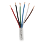 LINKEDPRO LP618W/1000 – Cable para Alarma / 6 Conductores / 18 AWG / CMR Riser / 305 m (1000 ft) / Blanco