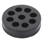 SYSCOM TOWERS CI912 – Inserto de Caucho / 9 Orificios / Cable 1/2 in / Diámetro 85 mm (3.34 in) / EPDM / ISO 9001:2015