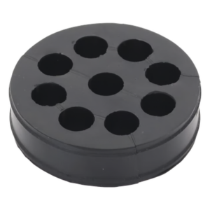 SYSCOM TOWERS CI912 – Inserto de Caucho / 9 Orificios / Cable 1/2 in / Diámetro 85 mm (3.34 in) / EPDM / ISO 9001:2015