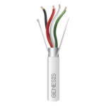 GENESIS 2204-1101 – Cable para Alarma / 4x22 AWG / Blindado / Riser / 305 m (1000 ft) / Resistente a Luz Solar