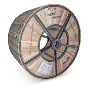 LINKEDPRO BY FIBERHOME OC-ADSS-ARMD-06C/4KM – Cable de Fibra Óptica ADSS / Monomodo G.652D / 6 Hilos / Armadura Anti-Roedor / Span 200 m (656.2 ft) / 4 km / Dieléctrico Autosoportado