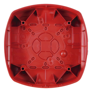 HOCHIKI HBLP-R – Caja de Montaje para Bocina/Estrobo / 6.1' x 6.1' x 4.06' / Plástico Texturizado / UL 464 & UL 1971