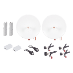 MIMOSA NETWORKS C5C-TXP34-KIT – Kit Radio Punto a Punto / 500 Mbps / Antena Parabólica 34 dBi / Alcance 65 km (213.3 ft) / Frecuencia 4.9-6.5 GHz / PoE 24V