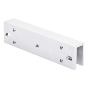 HIKVISION DS-K4H258-U – Montaje en U para Chapa Magnética / Puertas de Cristal / Espesor hasta 17 mm / Aldural Anodizado / 185×28×45 mm (7.3×1.1×1.8')