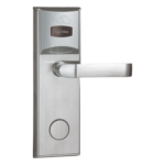 ZKTECO - AccessPRO LOCKPRO-1HD – Cerradura para Hotel / MIFARE 13.56 MHz / 5 Pestillos / Acero Inoxidable / 224 Eventos / Puerta Derecha / 90 Tarjetas