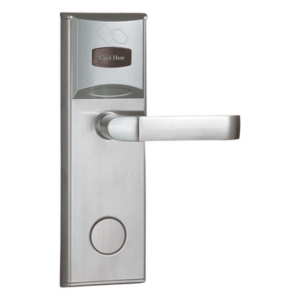 ZKTECO - AccessPRO LOCKPRO-1HD – Cerradura para Hotel / MIFARE 13.56 MHz / 5 Pestillos / Acero Inoxidable / 224 Eventos / Puerta Derecha / 90 Tarjetas
