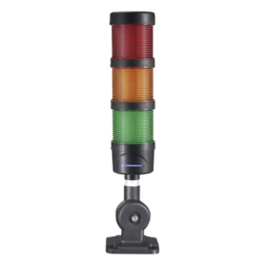 EPCOM INDUSTRIAL SIGNALING EI-3-RAG-24 – Torre LED Indicadora de Estado / 3 Niveles / Rojo Ámbar Verde / Buzzer 85 dB / 24 VCD / IP53