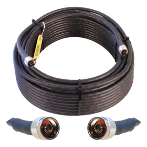 WILSONPRO / WEBOOST 952-300 – Jumper Coaxial de Baja Pérdida / 30.48 m (100 pies) / 50 Ohms / Blindaje >90 dB / N Macho a N Macho