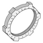 ANCLO ANC-CT34 – Contratuerca Metálica / Zamac / 3/4" (19 mm) / Acabado Metálico / Uso Industrial