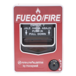 FIRE-LITE WBG12LXSP – Estación Manual de Incendio Inalámbrica / Direccionable / Doble Acción / Bilingüe Español-Inglés / Red Mesh Swift