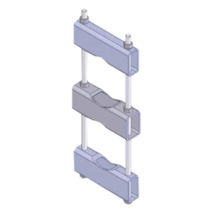 SINCLAIR CLAMP-006C – Abrazadera de Montaje para Antena / Rango 8.89 a 14.13 cm (3.5 a 5.563 in) / Acero Galvanizado / Montaje en Tubería Paralela