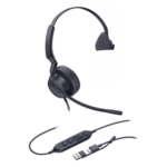 YEALINK UH42-MONO-TEAMS-USB-C/A – Auricular USB Profesional / Mono / Cancelación de Ruido IA / Altavoz 35 mm / Certificado Microsoft Teams / USB-C/A