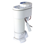 JABSCO 29200-0120 – Bomba para Sanitario / Conversión Manual a Eléctrico 12 Vcd / Macerador Acero Inoxidable / Autocebante 0.6 m (2 pies)