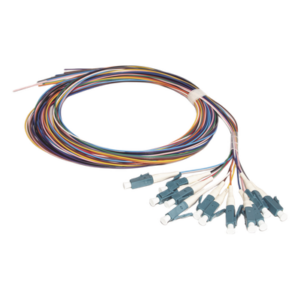 LINKEDPRO BY EPCOM LP-FO-SM-PIG-12-LCU – Kit de Pigtails / Monomodo G.657A2 / LC/UPC / 2 m (6.56 ft) / 0.9 mm / 12 Unidades