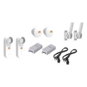 MIMOSA NETWORKS C5X-PTP-KIT2 – Kit de 2 radios C5X con 2 antenas de (16 dBi), rango de frecuencia extendida (4.9 a 6.4 GHz), incluye inyector POE, cable de alimentación y 2 FLEXIMOUNT-XL para alineación, distancia de hasta 6 km