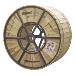 LINKEDPRO BY FIBERHOME OC-ADSS-48C-S200/4KM – Carrete de Fibra Óptica Aérea ADSS / Monomodo G.652D / 48 Hilos / Span 200 / 4 km / 13,123 pies