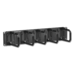 SIEMON WM-145-5 – Organizador de Cable Horizontal / 2U / 5 Soportes / Montaje Aéreo / 19"