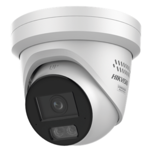 HIKVISION DS-2CD2367G3-LI2UY – Turret IP / 6 MP / Lente 2.8 mm / IR 30 m + Luz Blanca 30 m / 98 pies / IP67 NEMA 4X / WDR 130 dB / AcuSense 3.0 / Metal