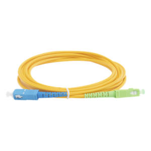 LINKEDPRO BY EPCOM LPSM3SCASCUS3 – Jumper de Fibra Óptica / Monomodo OS2 / SC/APC-SC/UPC / Simplex / 3 Metros (9.84 Pies) / 3mm