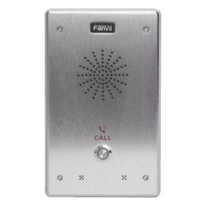 FANVIL I12-N-01P – Intercomunicador IP / 2 Líneas SIP / 2 Relevadores / PoE 802.3af / Anti-Vandálico IP65 e IK10 / -40°C a 70°C
