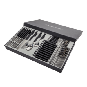 VICTORINOX 6.7833.24 – Set de Cubiertos / 24 Piezas / 6 Comensales / Hoja 110 mm / Polipropileno / 1.61 ft x 0.99 ft x 1.93 in